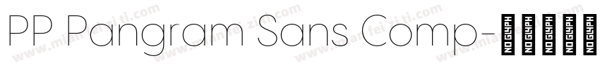 PP Pangram Sans Comp字体转换